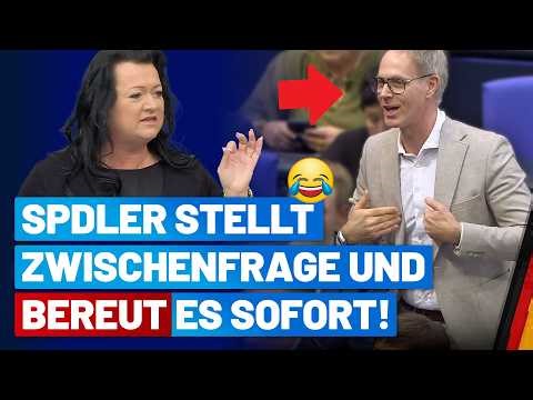 Birgit Bessin in top form – Vice President comes to the aid of SPD members! 😳 - AfD parliamentary...