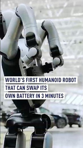 World's first humanoid robot that can swap its own battery in 3 minutes