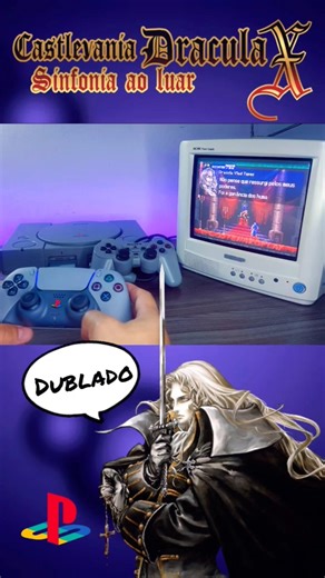 🇧🇷 Castlevania SOTN (Dublado) 🪗🌙#playstation #castlevaniasymphonyofthenight #ps1 #retro #castlevania