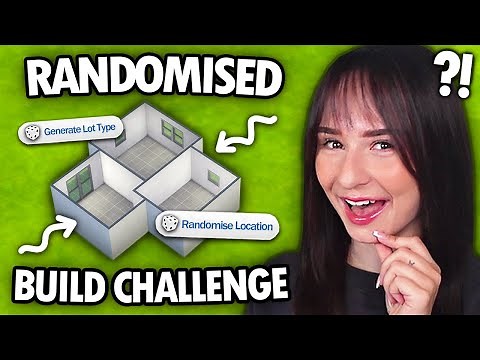 I tried the RANDOM LOT TYPE build challenge in The Sims 4
