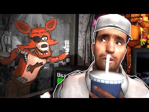 Working the FNAF Pizzeria NIGHT SHIFT! - Garry's Mod Gameplay