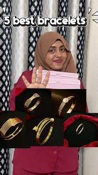 😍5 must have Bracelets | Anti-tarnish,#jewellery #tamil #collection #gold #bracelet #hijab #islam
