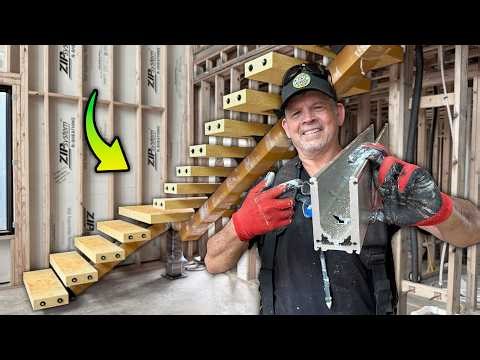 How to Build a Modern Luxury Staircase | Beginner Friendly DIY