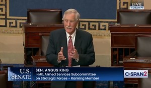 Angus King tells Senate colleagues, ‘We’ve got to wake up.’