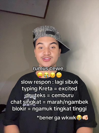 Arti 'typing kereta' dan Rumus Bahasa Cewek di Chat