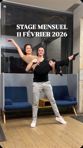 Rock It Paris - École de danse Rock 4 Temps Moderne on Instagram: "🔥 Nouveau stage d’Acrobatie à venir chez @rockit_paris 🔥 Animé par Hugo & Ai-My 🤸‍♀️✨ 📅 Mercredi 11 février 2026 🕖 19h15 - 21h15 📍 71 rue de l’Ouest, Paris 14e 👉 Stage ouvert à toutes et tous, sans aucun prérequis ! Que tu découvres l’acrobatie pour la toute première fois ou que tu aies envie de consolider tes bases, ce stage est pensé pour t’accompagner 💪 ✨ Au programme : • Petit balancier • Flip avant • Vrille 3/4 • Pre