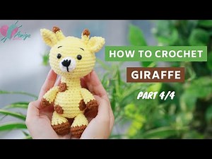 #240 | Giraffe Amigurumi Free Pattern (4/4) | How To Crochet Amigurumi Animal | AmiguWorld