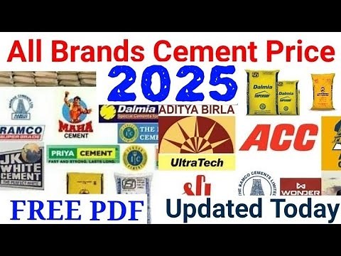 Today cement rate 2025 with GST | Full price breakdown | latest cement price today | Cement rate GST