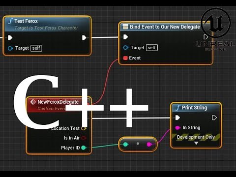 Unreal C++ create dispatcher delegate node