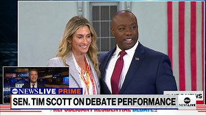14K views · 249 reactions | South Carolina Sen. Tim Scott tells Linsey Davis he and his girlfriend Mindy "both love the Lord and have a healthy respect for one another." | ABC News Live | Facebook