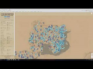 Red Dead Redemption 2 - Mapa com todas as Localizações