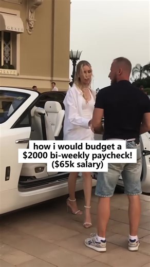 How I budget a $2,000 bi-weekly paycheck on a $65k salary 💸 Simple paycheck budgeting, realistic spending, and stress-free money habits. 🔗 Budget template I use is in my bio. #moneytips #moneymanagement #budgetplanner #personalfinance #fyp