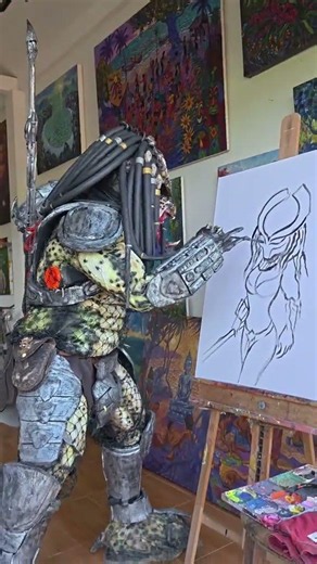 you never seen before #predator #art #alien