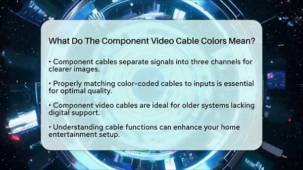 What Do The Component Video Cable Colors Mean? - NextGen Viewing and Audio