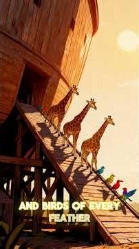 The Story of Noah's Ark #noahsark #biblestory #historyshorts