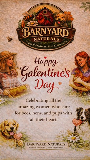Happy Galentine’s Day to all the amazing women who care for bees, hens, pups — and everything in between. 🐝🐔🐶💛 Strong women. Soft hearts. Hardworking hands. 🌾 We want to hear from YOU 👇 Are you a 🐝 Beekeeper, 🐔 Chicken Mama, or 🐶 Dog Mom? Drop your emoji in the comments! And don’t forget to tag your favorite gal pal who deserves some extra love today 💕 #GalentinesDay #WomenWhoFarm #BackyardChickens #BeekeepersLife #DogMoms