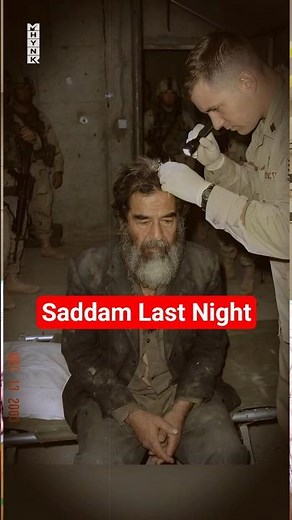 Saddam Hussein's Last Wish Before Death #shorts