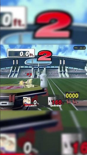 [SSBB] Ice Climbers - Home-Run Contest [No Bat Allowed] (1019.3 ft.)