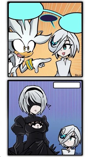 Silver Said ‘Future’… NOT THIS 😭| Sonic x NieR Automata Comic Dub