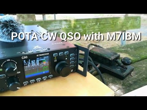 Slow CW QSO While Hunting POTA - Morse Code Listening Practice - 2025/06/15