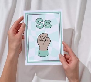 American Sign Language Alphabet Posters - Etsy UK