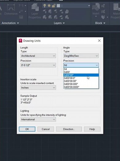 AutoCAD Unit Setting for Architecture – Perfect Scale Setup! #autocad #autocadblocks #autocad3d