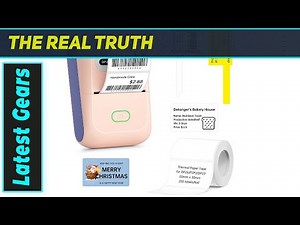 `DP26 Label Maker Machine: The Ultimate Portable Sticker Printer!