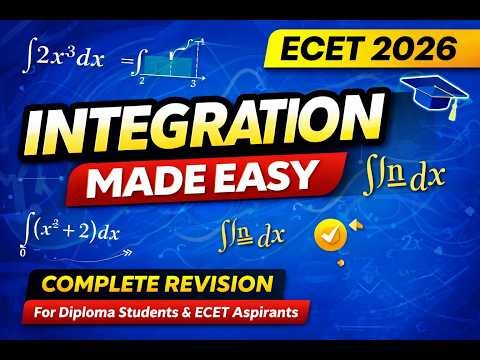 Integration Made Easy for Diploma Students | ECET Maths Revision | Definite & Indefinite Integrals