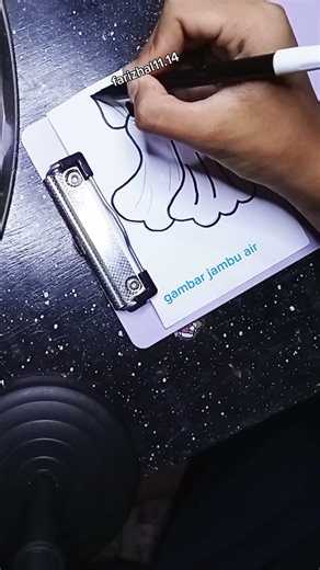 Tutorial gambar jambu air