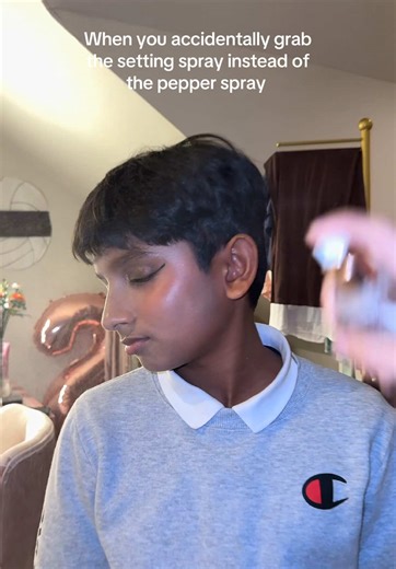 Makeup Mishaps: Setting Spray vs. Pepper Spray