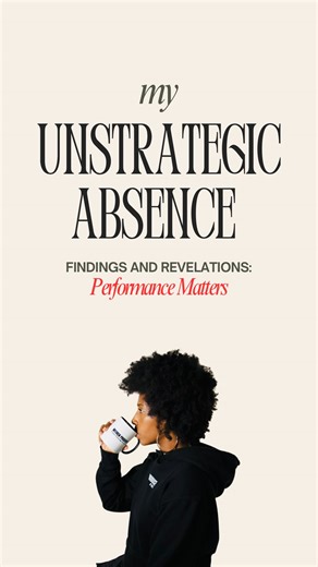 Finding #3: Performance Matters Performing well matters. And so much of our livelihood is tied to how well we perform. And the wild part is: once we learn what “works,” it’s hard to shut that part of our brain off. That performance mindset will start leaking into other areas of life if you’re not careful. But maybe it really comes down to how we define “performing well.” As a Believer, I feel that tension between doing numbers… and leaving the 99 for the 1. If one person is reached, touched, enc