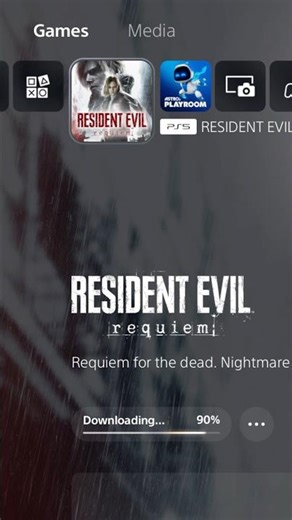 Resident Evil Requiem (90%) Download Start! ? #re9 #residentevilrequiem #shorts