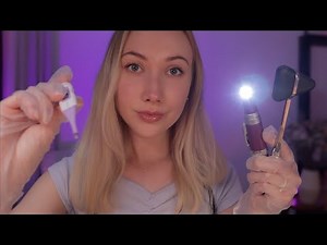 ASMR Detailed Cranial Nerve Exam | Medical Roleplay for Sleep ☁️🩺🩵