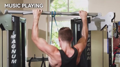 Progressive Resistance Bands Set (3/4/5-Pack) - Heavy Duty Workout Bands for Strength Training & Pull-Up Assistance (5-175lb) w/Guide & Bag