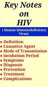 HIV short notes causes, symptoms, stages, and treatment explained for pharmacy and medical students.