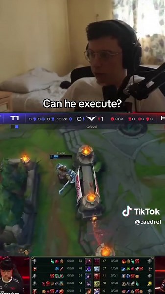 T1 Zeus executes Bausen's Law perfectly #leaguetok #leagueoflegends #caedrel #fyp #thebausffs