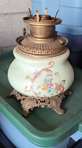 Victorian Oil Lamp Base Rayo Parkour Lamp 1889s Lamp Parts - Etsy