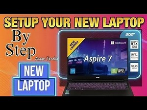 Acer Aspire 7 Laptop Setup Step By Step Laptop Setup Step By Step New Laptop Process #laptop