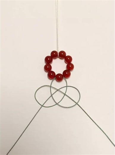 Beaded pendant rope weaving tutorial#Hand-woven rope#Rope weaving course#Pendant#Beading