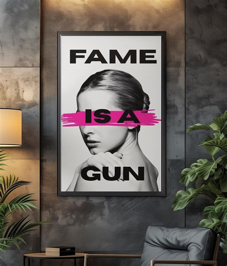 Fame is A Gun by Addison Rae Music Video Poster | Tiktok Star | Pop Culture Music Icon Lover | Y2k Style | Digital Download - Etsy New Zealand
