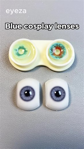 Transform Your Look with Blue Cosplay Lenses