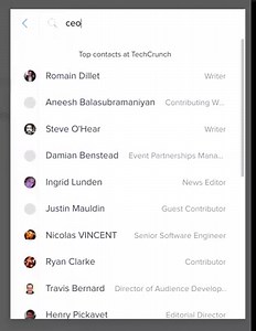 Find any email in under five seconds. | Clearbit