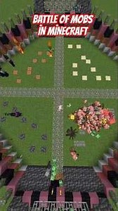 Minecraft Mobs Fight ! Part 1 Watch Full video !! #shorts #minecraft