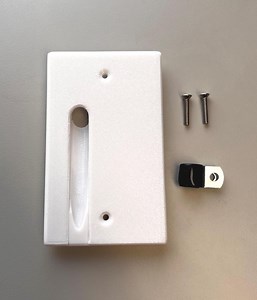 Box of 25 Wall Plate Cable Pass Through, Single Gang Wall Cover for Low Voltage Cables. - Etsy UK