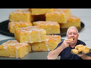 LEMON Yogurt TRAYBAKE Cake