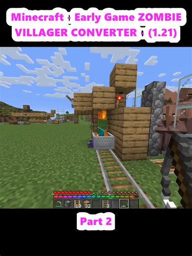 Minecraft - Convert Zombie Villagers Early Game