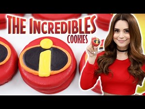 THE INCREDIBLES 2 LOGO COOKIES - NERDY NUMMIES - Videos For Kids