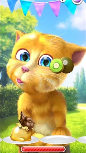 talking ginger gameplay 🤣 funny cat video 🐈 #talkingtomversion #cat #talkingtom