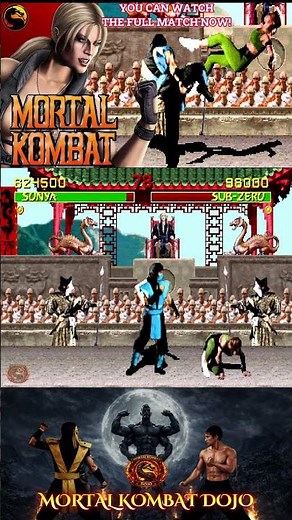 Sonya Blade vs Sub-Zero | Mortal Kombat (1992)