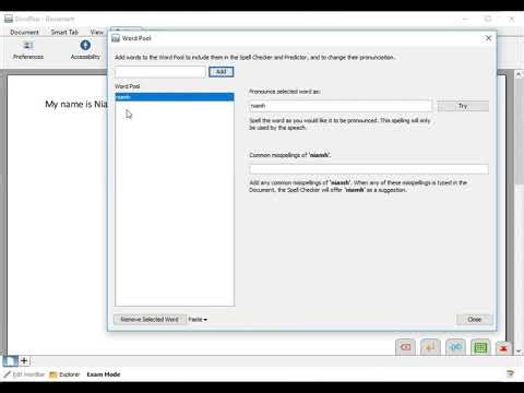 How to use the Word Pool